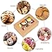 Moretoes 28pcs Cookie Boxes with Window, 9x6x3 Inch Brown Bakery Boxes Pastry Containers for Chocolate Covered Strawberries, Candy, Muffins, Donuts