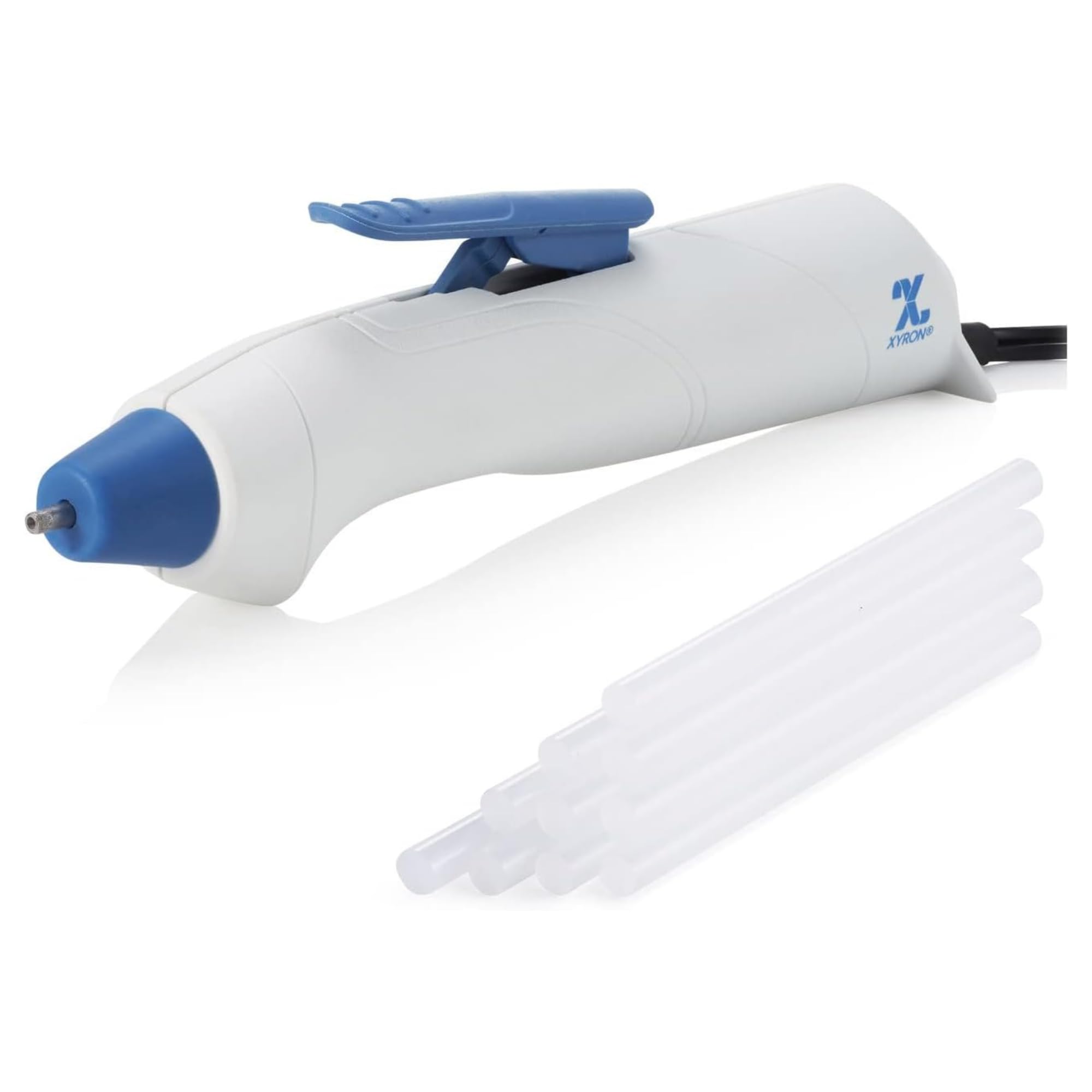 Xyron Mini stylo à colle chaude, pour projets d'artisanat et d'artisanat, léger, ergonomique, comprend 10 bâtons de colle de 10,2 cm (627143)