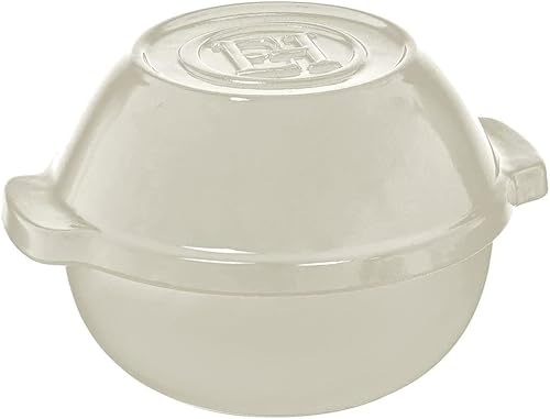 Emile Henry Olla de panolla de patatas hecha en Francia, 9.5 pulgadas, lino