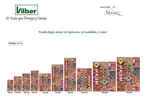 Vilber Tappeto, PVC, Arancione/GRIGIO-40, 52 x 140 x 0.22 cm | Leroy Merlin