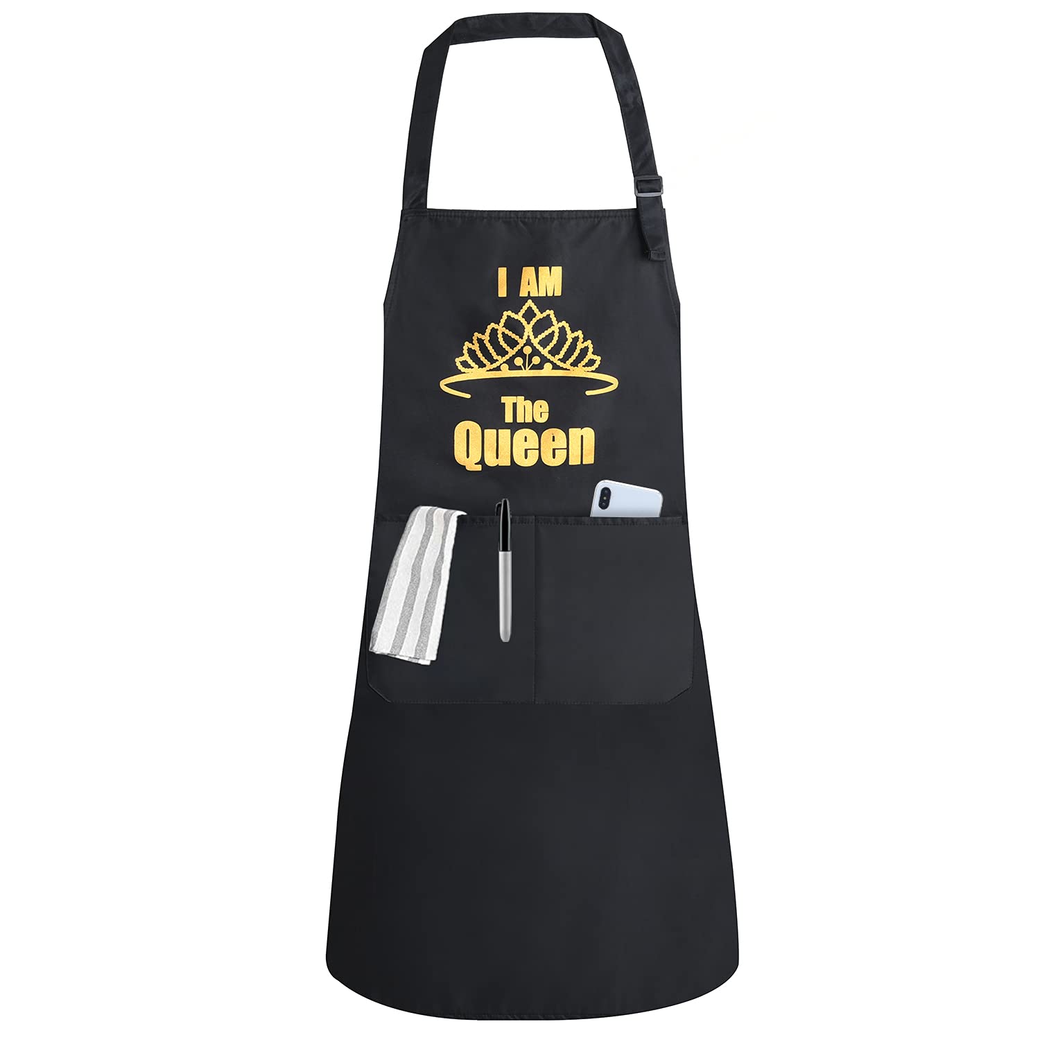 Delantal de Cocina Masterchef Profesional Impermeable Delantales Unisex para Hombre y Mujer