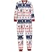 Hengyouhui Weihnachten Jumpsuit Familie Outfit Set Lange Ärmel Pyjamas Set Schlafanzug Schlafanzüge Overall Hausanzug