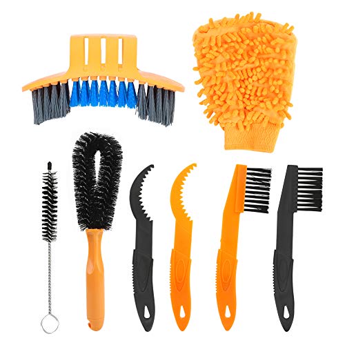 Ferramenta de limpeza de bicicletas de plástico, bem organizada, equipamento de manutenção de bicicl