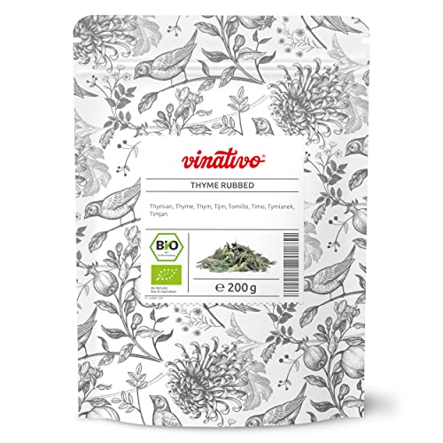 vinativo Thymian BIO - 200g - gerebelt - Bio-Qualität - naturbelassen - für Gewürzmischungen und Thymian-Tee geeignet Cover