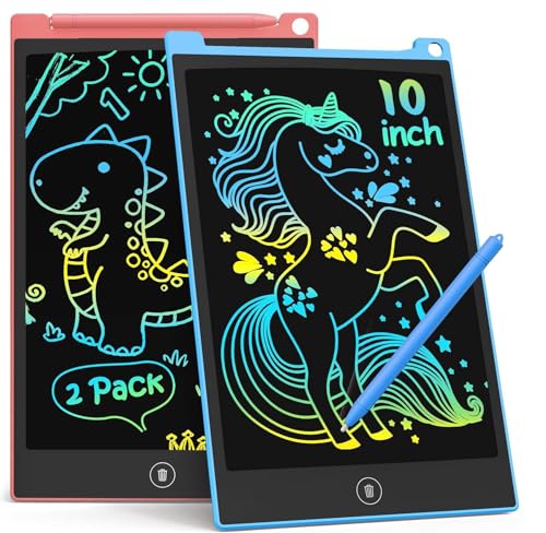 TECJOE 10 Inch 2 Pack LCD Tablet