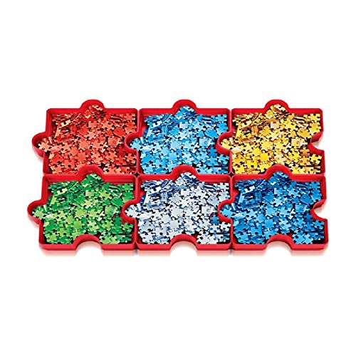 Clementoni 37040 Puzzle Sortierer, praktische Aufbewahrung für Puzzleteile, Schalen zur einfachen Organisation & Transport, Zubehör für kleine Puzzle-Experten ab 6 Jahren – Bild 6