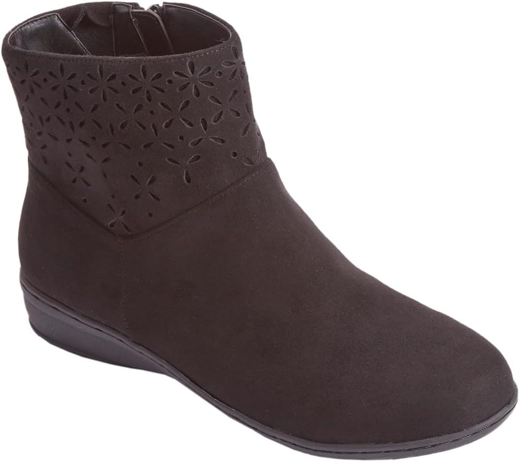 Comfortview Zenni Bootie Short Ankle Boot Women's Winter Shoes (Wide Widths Available)