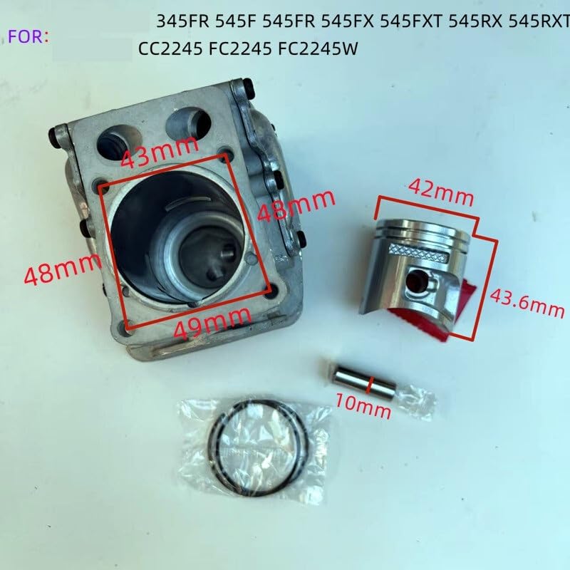 Kit piston-cylindre contre la perte de compression sur débroussailleuse 545FX et 345FR - 3