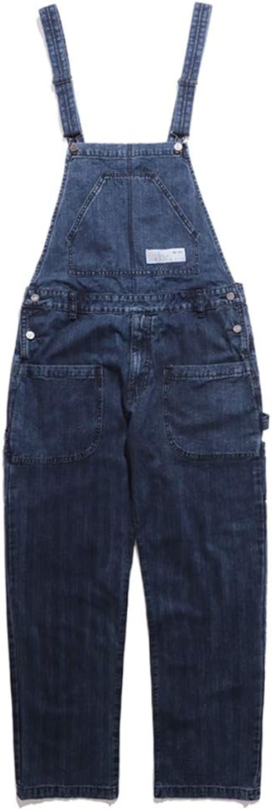 GMFOSEOZ Monos de Mezclilla Pantalones con Pechera para Hombre Pantalones  Cargo de Trabajo Pantalones Vaqueros Holgados con Pechera para Hombres Dark  Blue M: Amazon.es: Ropa