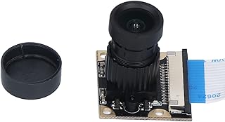 Módulo de câmera, chip fotossensível OV5647 Lente de 3,6 mm Câmara de câmeras HBV-RPI1509B-BL V22 de alta sensibilidade 75 ° grande angular para modelo Raspberry Pi 2 4 3B +