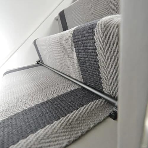 Modern Carpet Runner Rods - 40in (101.6cm), 12 Pcs, Easy Install Home Décor Accessories, Ideal for Stylish Interior Design & Floor Protection
