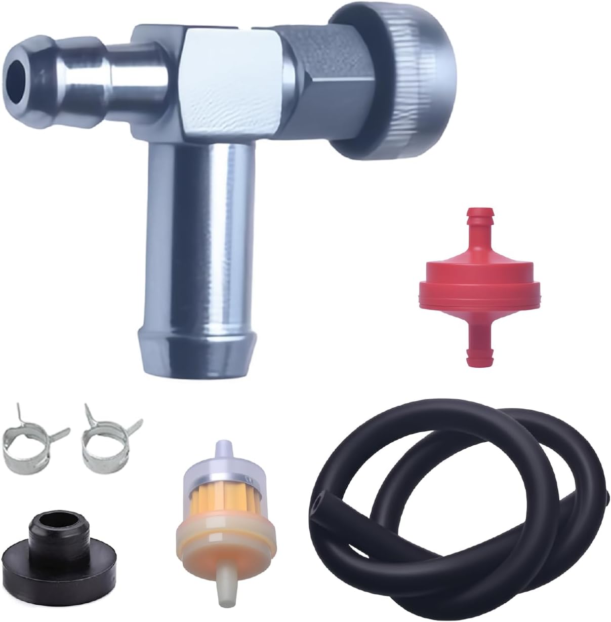 33/64" GX240 Fuel Hose Filter Gas Tank Shut-Off Valve Grommet Bushing 3000 5000 6250 for Watts Craftsman for Coleman Powermate Maxa Generac for Honda GX240 Generator Snapper Snowblower Snow Thrower
