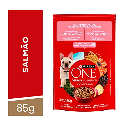 Ração Úmida Cães PURINA ONE Salmão 85g