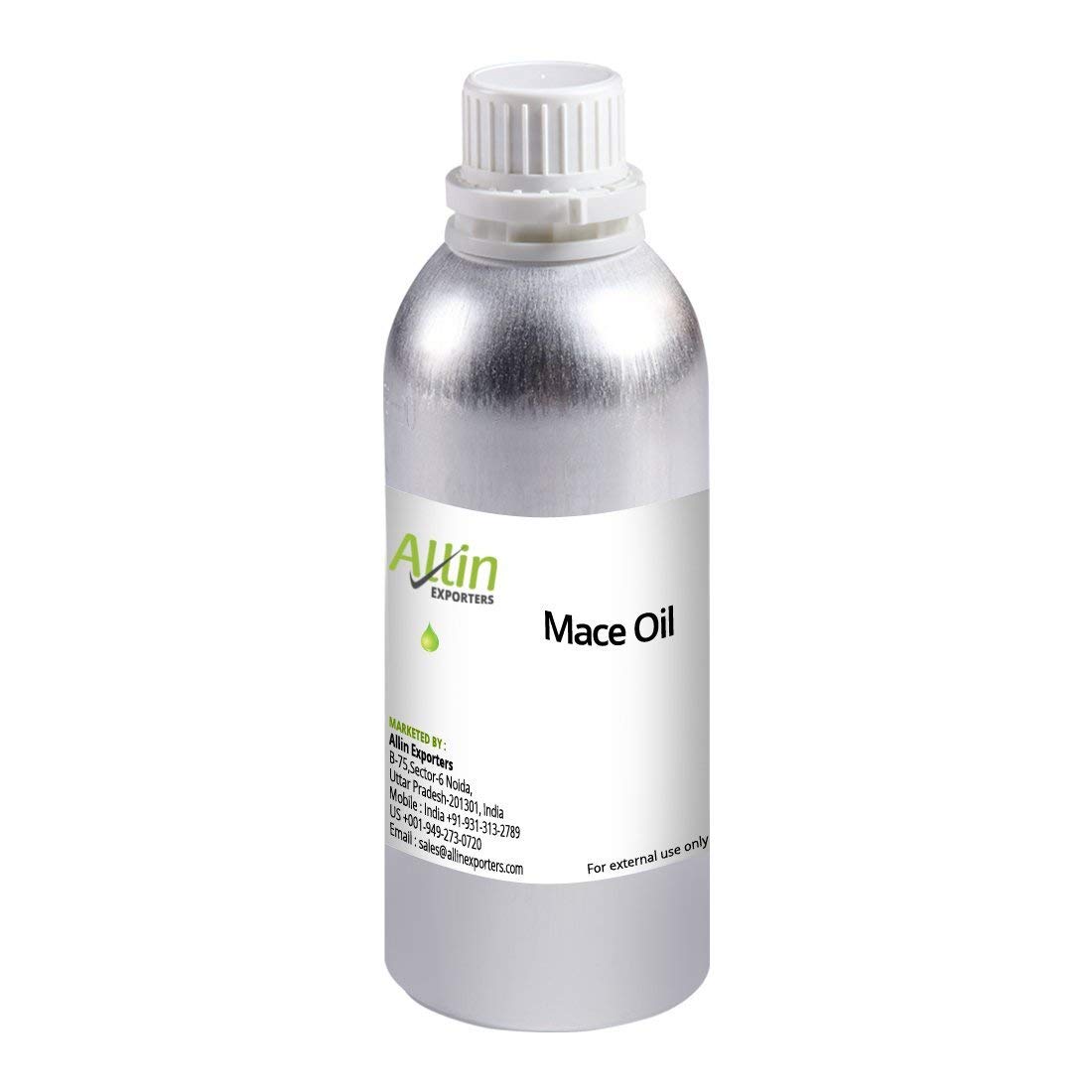 Allin Exporters Mace Oil - 100% Pure, Natural & Undiluted - 250 ML