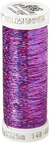 Sulky of America Holoshimmer Polyester Metallic Thread, 250 yd, Purple