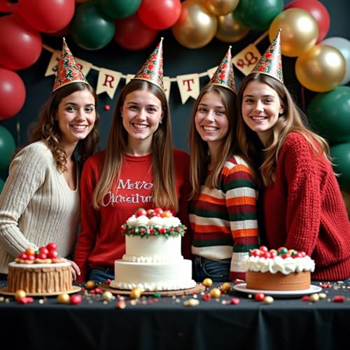 Image of 412pcs Red Green White Balloon Garland Arch Kit, 18 12 10 5 inch Different Sizes Red White Dark Green Balloon for Birthday Christmas New Year Party Decor