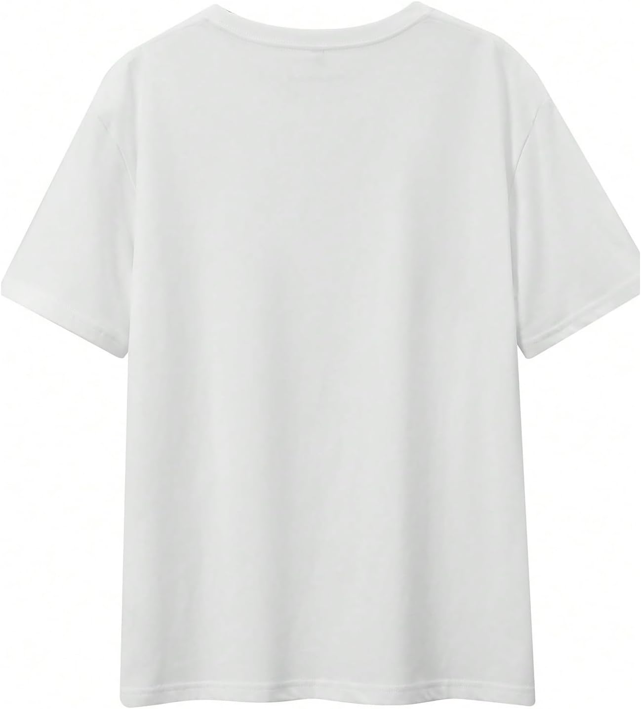 SweatyRocks Women's Paris Letter Graphic Tees Crew Neck Short Sleeve Casual T Shirt Tops - Image 2