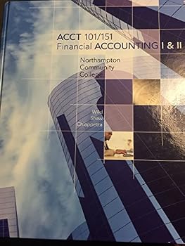 Hardcover Acct 101/151 Financial Accounting I & II Northampton County Community College Book