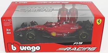 1/18 ブラーゴ フェラーリF1-75 ルクレール Amazon | ブラーゴ 1/18 フェラーリ F1-75 シャルル ルクレール