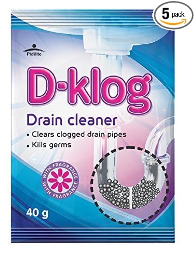 Pidilite D Klog Drain Cleaner Set of 5 Nos