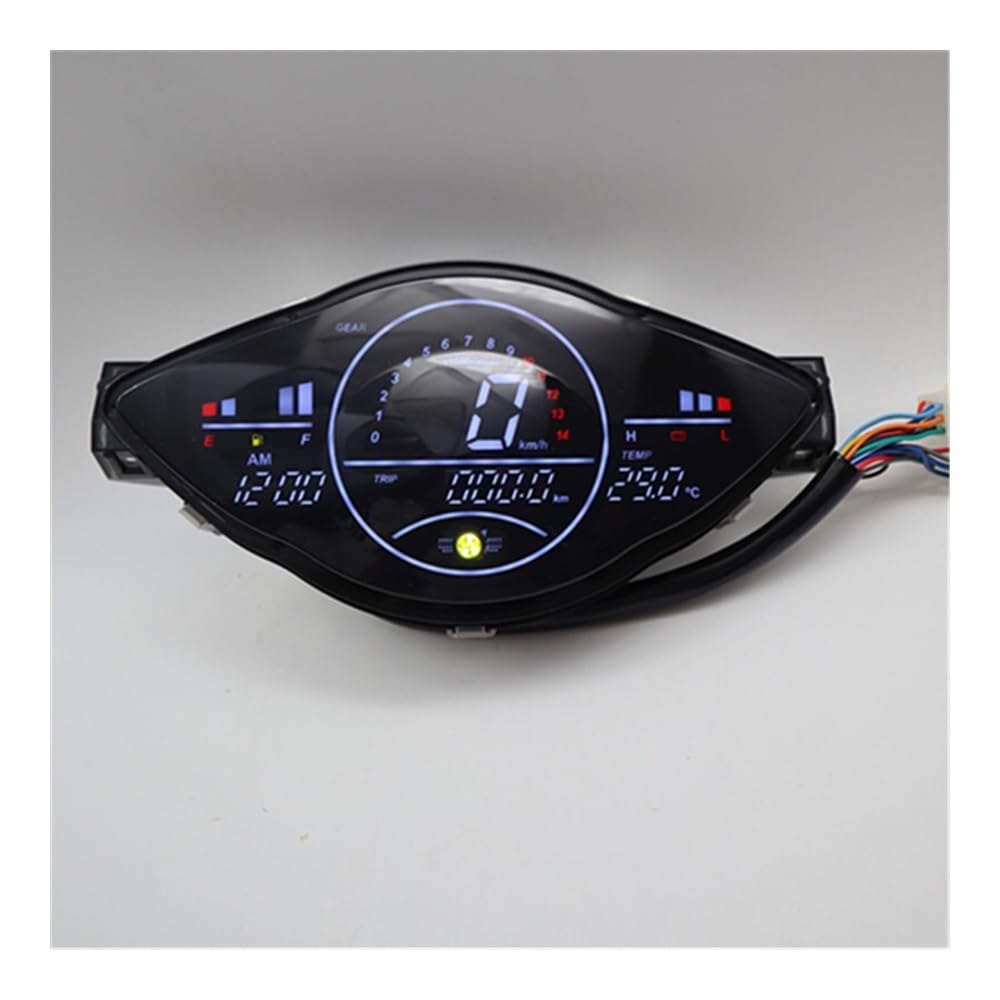 Moto Contachilometri Pannello Digitale Del Cruscotto Del Tachimetro Del Misuratore Del Motociclo 2023 RPM Per Wave100 Velocimetro