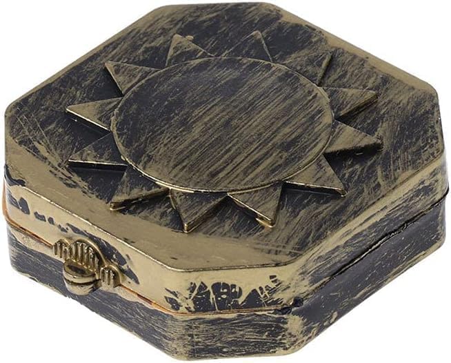 Bronze Compass, Nautical Compass Pirate Captain Costume Halloween Party Cosplay Decoration Deft Design