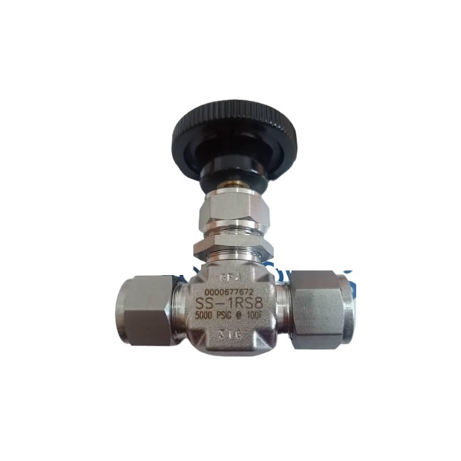 Válvula de aguja de acero inoxidable SS-1RS8 (1/2 pulg.) for hidráulica
