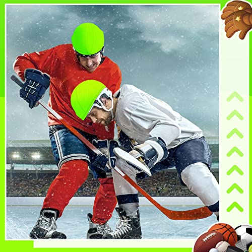 12 Pieces Scrimmage Helmet Cover Football Helmet Scrimmage Caps for Youth Football Hockey Lacrosse Adult, 10.24 Inches in Diameter (Green)