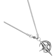 Necklace y2k for Men, Silver Star and Moon Pendant Necklace for Women, Stainless Steel Cool Necklaces Punk Necklaces Jewelry Star+Moon