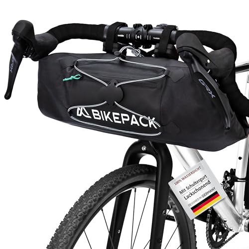 Sacoche de guidon BIKEPACK pour éviter les poches lourdes en vélo de route
