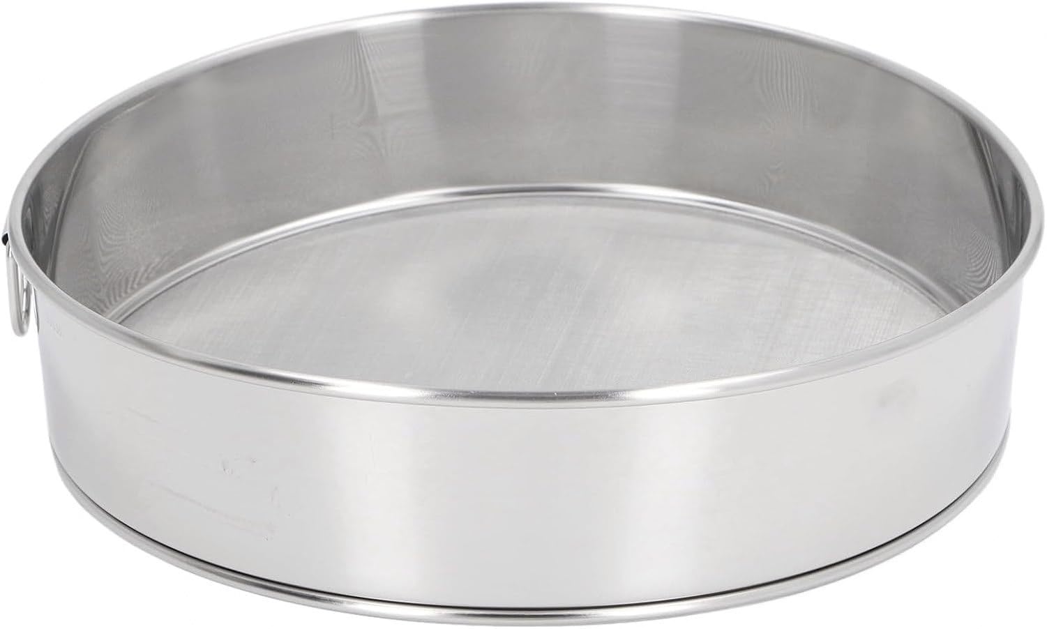 Setaccio Rotondo Maglia 80 Setaccio Grosso Cucina in Acciaio Inox Setaccio per Farina e Zucchero a Velo Utensile da Pasticceria per Setacciare Cacao