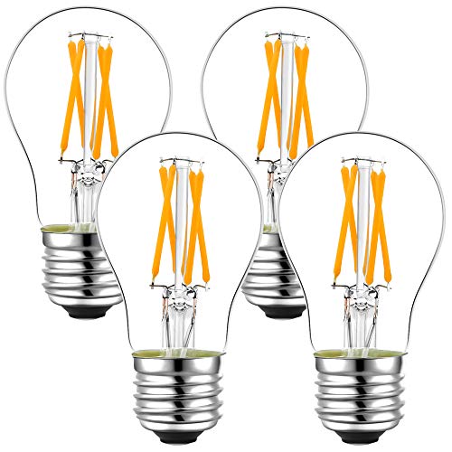 LiteHistory dimmable A15 led Bulb 4W equal 40 Watt e26 led bulb AC120V
