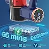 Aspirapolvere Senza Fili, 20Kpa/200W/50Min, Rivestimento Del Filtro Lavabile da 1,2 Litri, Display A Led Animato e Spazzola Antigroviglio Migliorata, Ricaricabile/da Parete per Tappeti/polvere Fine