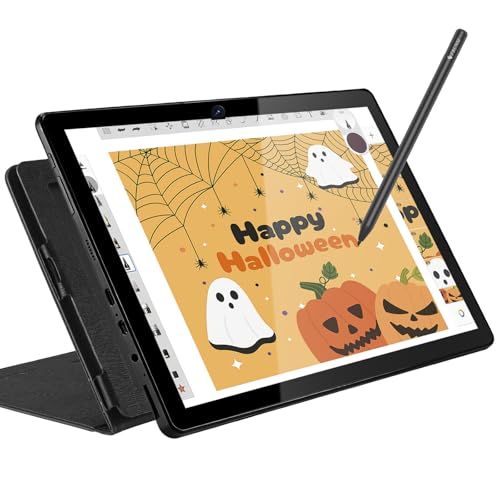 Frunsi T11 Pro Tableta de Dibujo con Pantalla,Tableta Gráfica con Pantalla de 10,1 Pulgadas,Monitor de Dibujo,Tableta de Dibujo Digital Portátil sin Necesidad de Ordenador