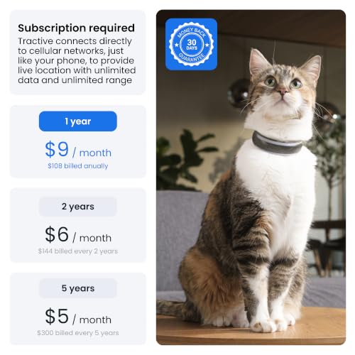 GPS para gatos Tractive inteligente: cuida de su salud con el collar Mini 6