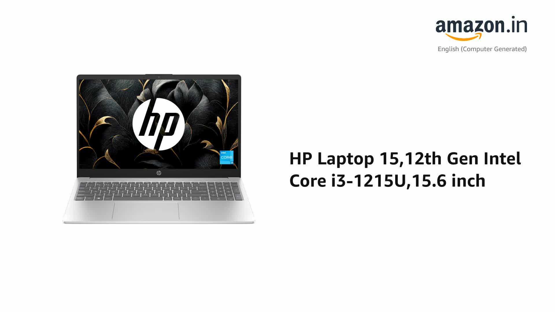 HP 15 Core i3 12th Gen (8GB RAM/512GB SSD/FHD/Windows 11/Backlit