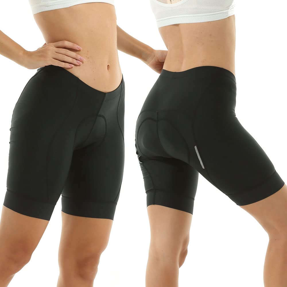 Culotte Ciclismo Hombre Pantalones Cortos de Ciclismo for Mujer, con Almohadilla Gel 5D, superelásticos, a Prueba Golpes, for Bicicleta montaña y Carretera