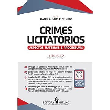 Capa do livro Crimes Licitatórios - Aspectos Materiais e Processuais 2ª edição