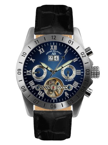 André Belfort Herren Armbanduhr Galactique Blau 410016