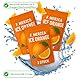 F.MERZCA® 3er Set Rauchentwöhnung Atemstick A1 mit Orangengeschmack – 3 Atemsticks und 9 fruchtigem Geschmacksfilter Orange – Zigarettenersatz Rauchfrei Hilfsmittel mit echtem Rauchgefühl Nikotinfrei