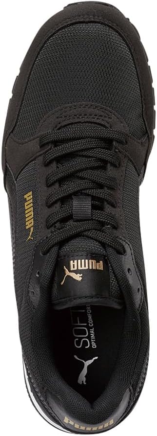 Low-Cut Sneakers Women's Running Shoes ST Runner V3 Mesh BG Popular Brand 22.5cm-25.0cm 385510.12L, Black/Gold, 23.5 cm 2E image 5