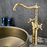 Mitigeur Salle de Bain Retro peut être tourné à 360° pour fournir une plage de débit d'eau plus large, est facile à utiliser, répond aux besoins en eau de différents scénarios et est plus pratique à nettoyer.