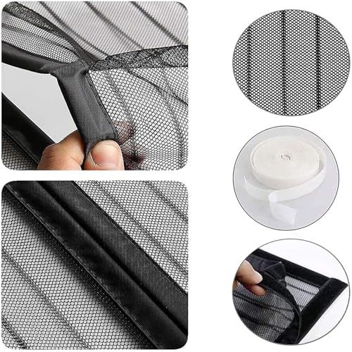 Moustiquaire entree contre les insectes sans trouer le PVC - 4