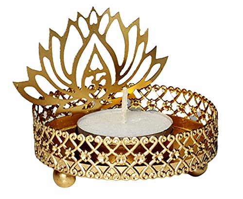 Nexxa Om Lotus Shadow Lamps Tealight Candle Holder For Pooja And Decorative Showpiece Gifts Set #TOP2