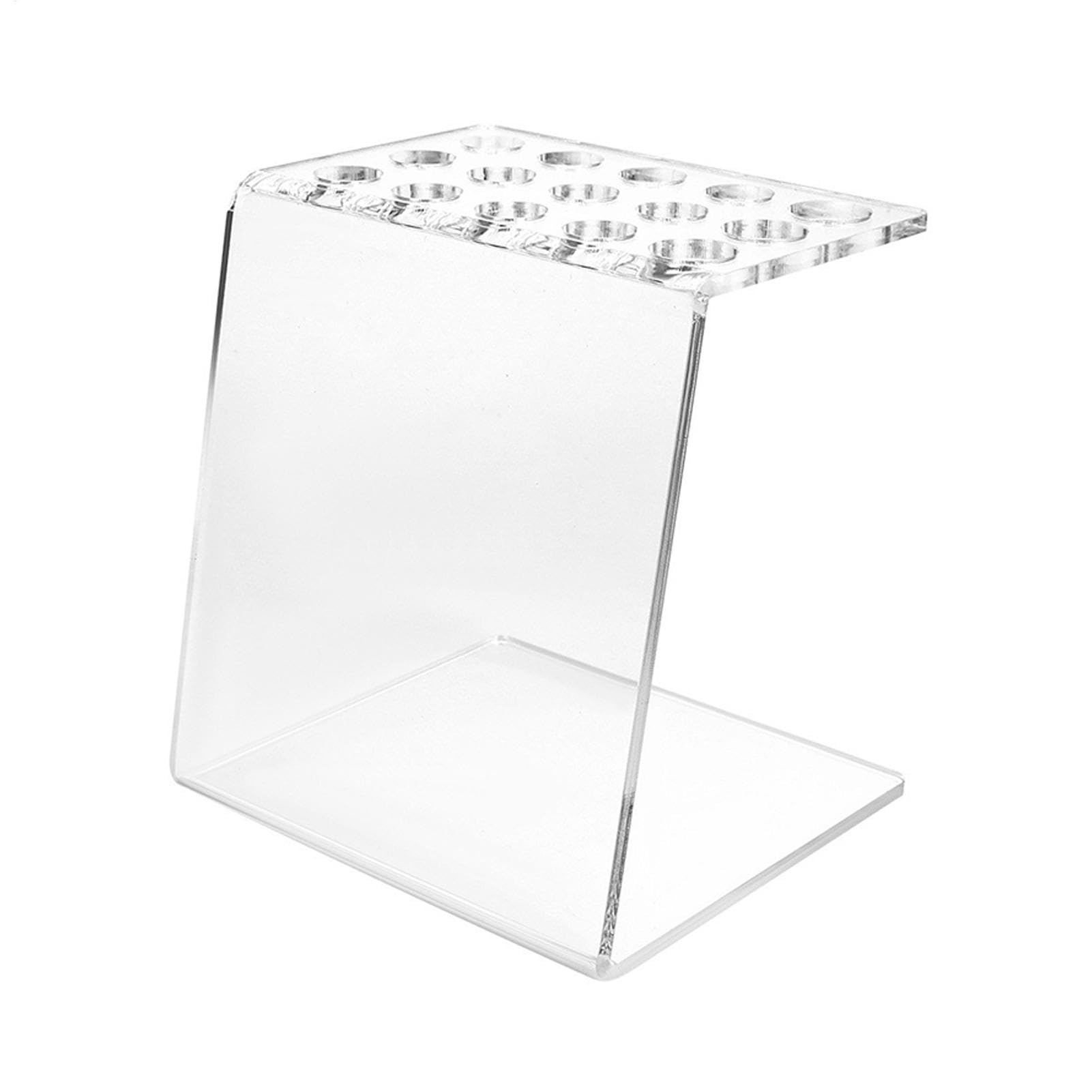 Porta forbici dal design trasparente, supporto in acrilico, robusto portautensili da parrucchiere, supporto decorativo per barbiere, 13,5 x 14,5 x 16,2 cm, per forbici, interni, esterni,