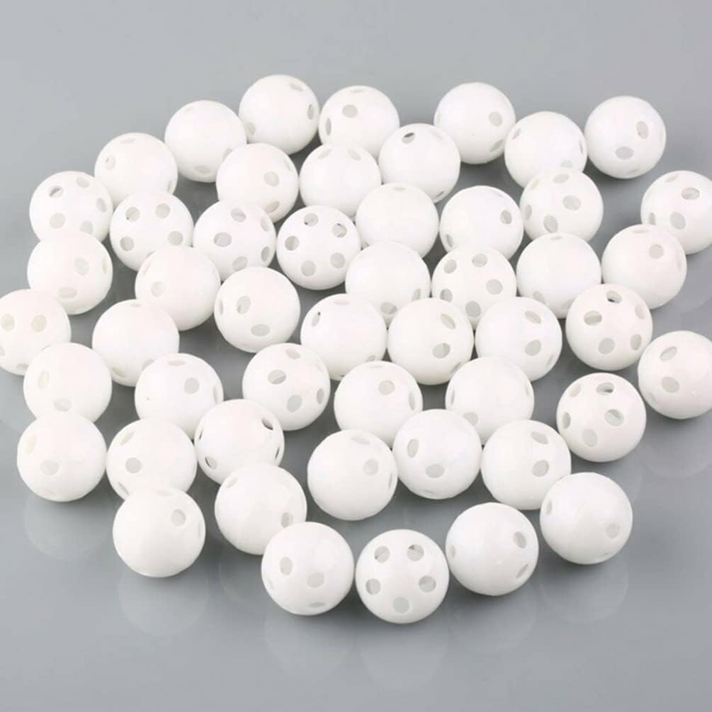 Galepromot 10Pcs White Rattle Balls Inserts for Animal Puppet Doll, Rattles and Plush Rings Repair Noise Maker