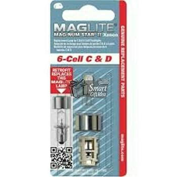 Amazon.com: Maglite Replacement Lamp for 6-Cell C & D
