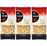 KA-ME Chinese Noodles, Low Fat, Low Sodium, 8oz Pouches (3 Pack)