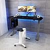 Amazon.com: FLEXISPOT Height Adjustable PC Gaming Desk 55 x 27 Inches ...