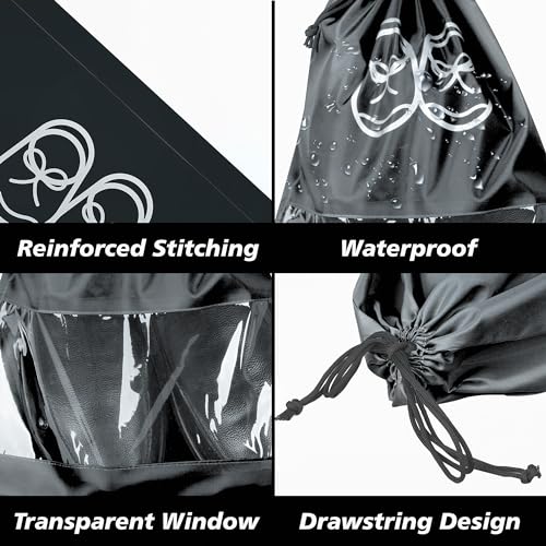 Image of Heart Home Pack of 24 Travel Shoe Organizer | Storage Bags | Travel Carrying Bag | Storage Organizers Set | Shoe Cover with Transparent Window | Shoe Dori Cover | Royal Blue & Gray